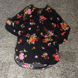 Women’s tunic floral shirt
